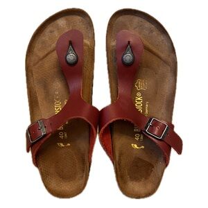 Birkenstock Gizeh Dark Red